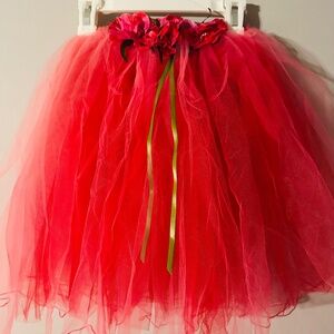 Secret Garden Red Tulle Tutu
